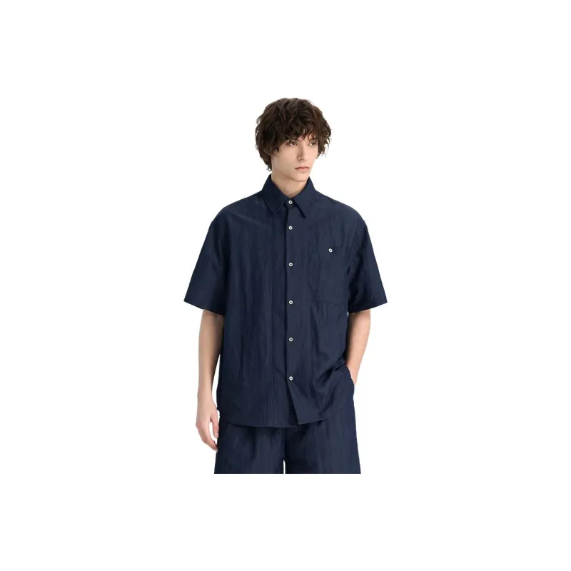 WILD LEADER Shirts Men Blue[CW51585A67]-0