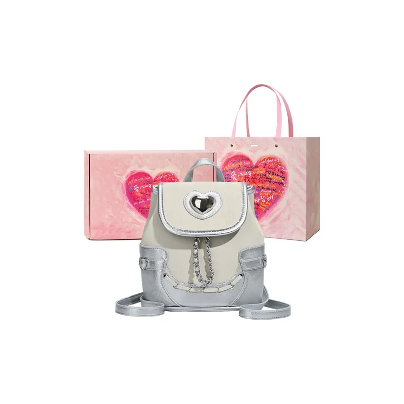NATTY PU Backpack Women's White-0