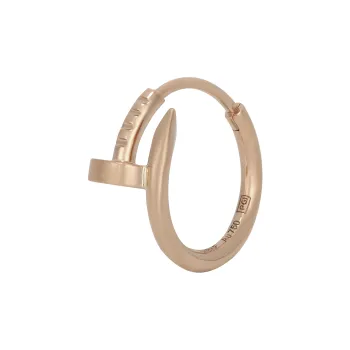 CARTIER 18K Rose Gold Earrings Women's Rose Gold
