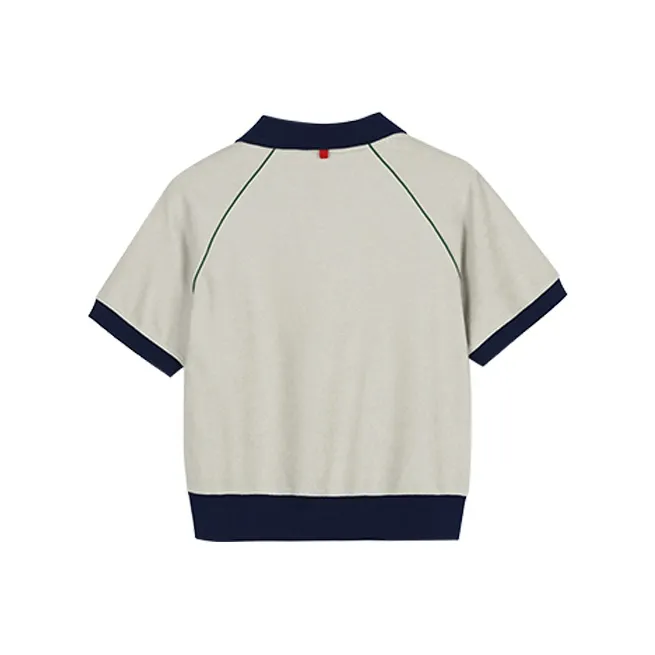 ACMEITEM Polo Shirts Women's Greige-1
