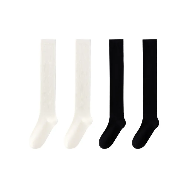 PLANDOO Knee High Socks Women's 4 Pack-10