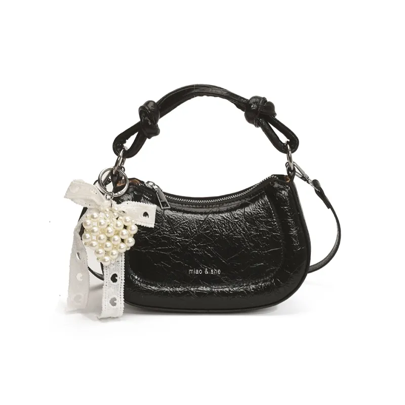 Meow In The Grass PU Shoulder Bag, Crossbody Bag, Handbag Women's Multicolor-15