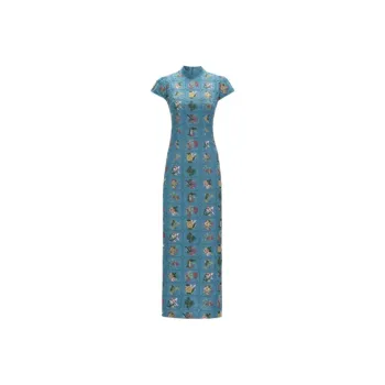 GUOZHEN Short Sleeved Dress Women's