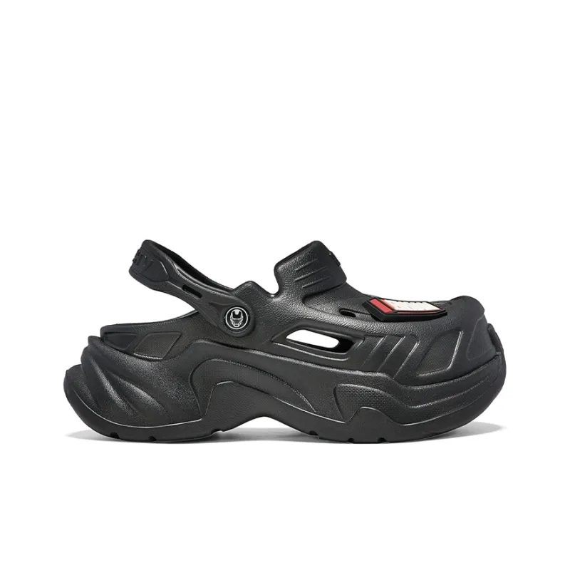 MARVEL x OGR Iron Man MK 50 Size 5 Clogs Unisex Black-3