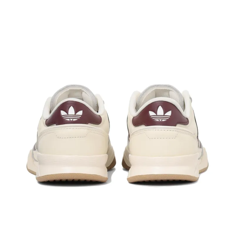 Adidas Originals MUNDIAL FC Anti Slip Wear Resistant Low Top Skateboard Shoes Unisex Beige Red-4