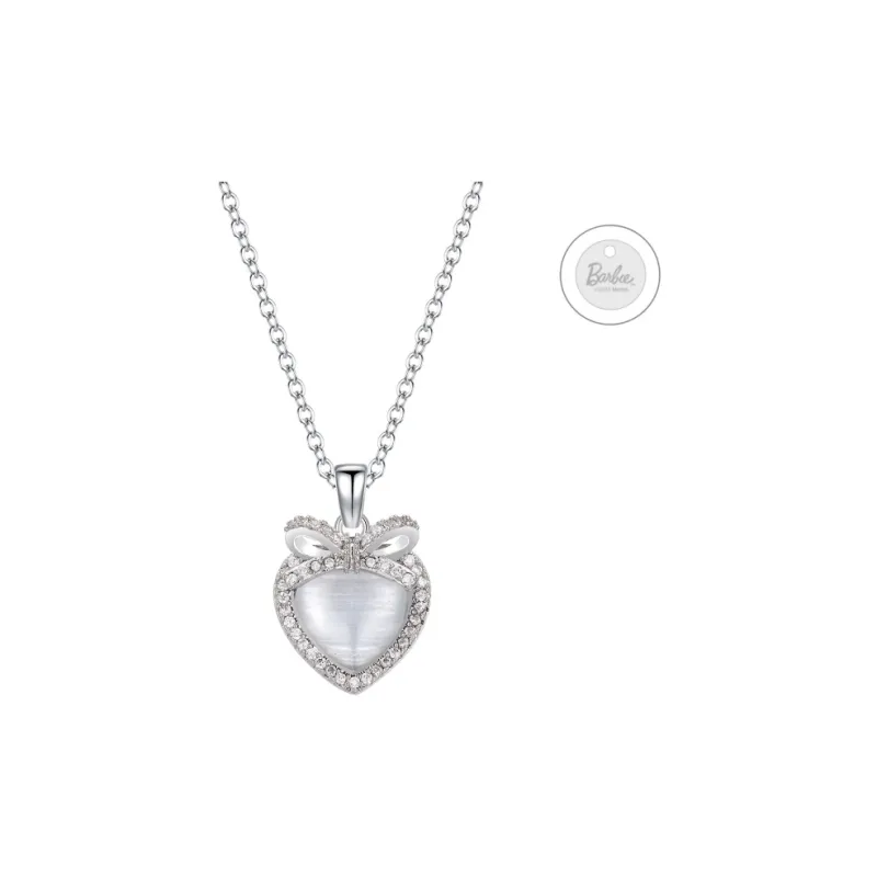 Barbie Titanium Steel Necklaces Women's Silver-1
