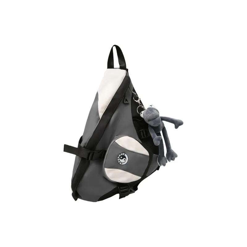 BUBM Nylon Sling Bag Unisex Black/grey/green/light Blue-22