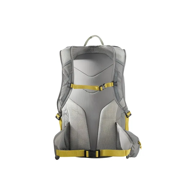 SALOMON Mountaineering Bag Outdoor Bag Nylon 20L Gray & Green Unisex-1