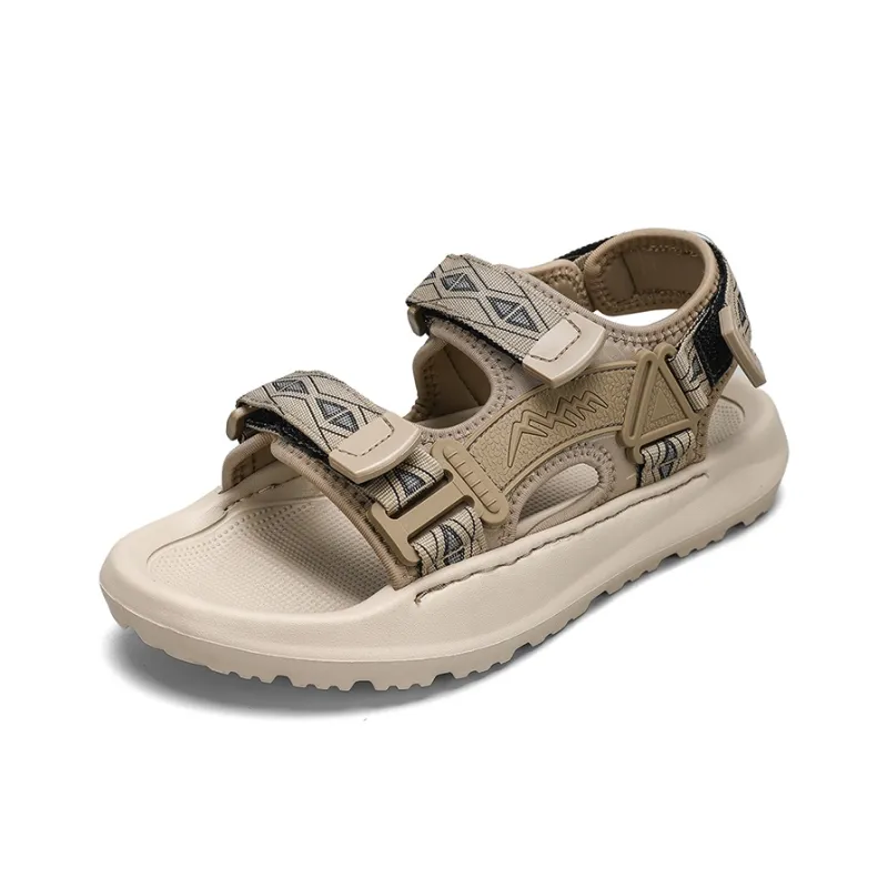 AIPSEN Beach Sandals Men's Khaki-0
