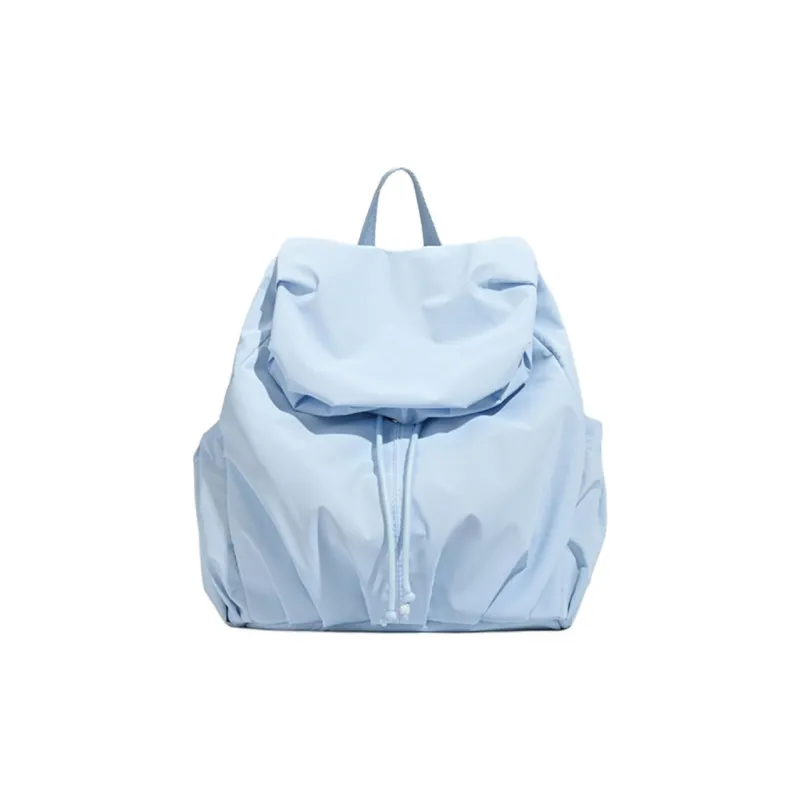 HAWA Tweed Fleece Backpack Women's White/Blue-3