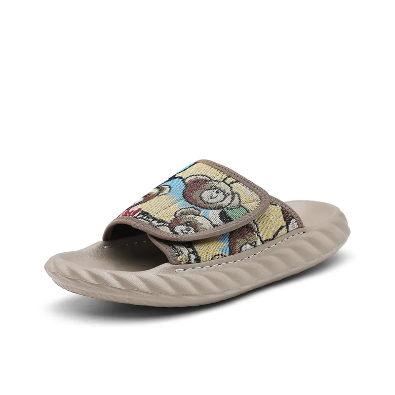 Shiozawa Stitching Abrasion Resistant Slide Slippers Men's-7