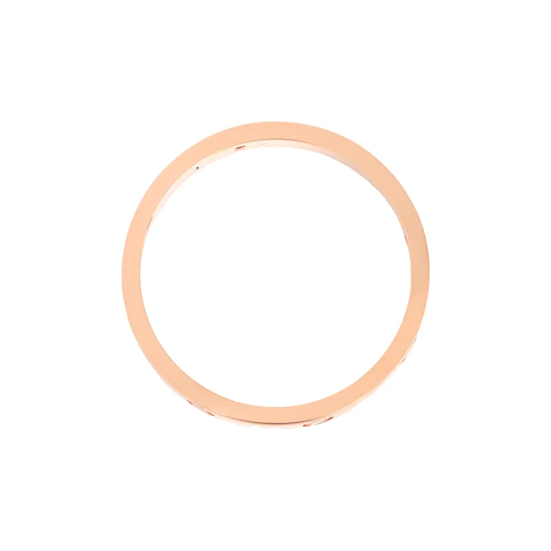 CARTIER 18K Rose Gold Diamonds Rings Women's Rose Gold-2