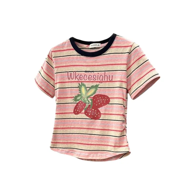 GOSO T Shirts Women's Pink-0