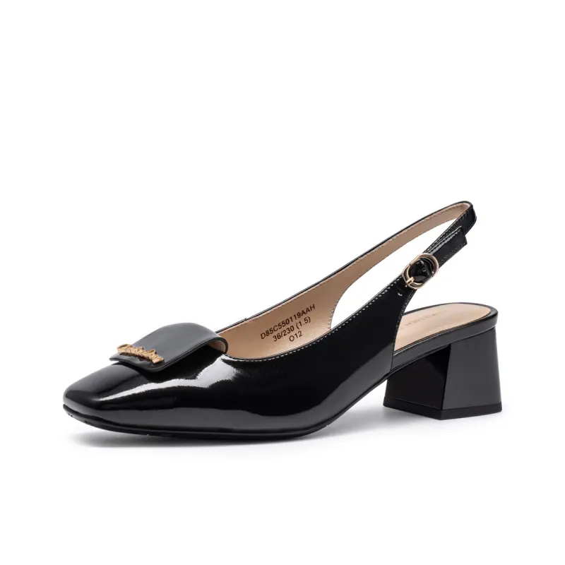 Chrisdien Deny Block Heel High Heels 5.5CM Women's-1