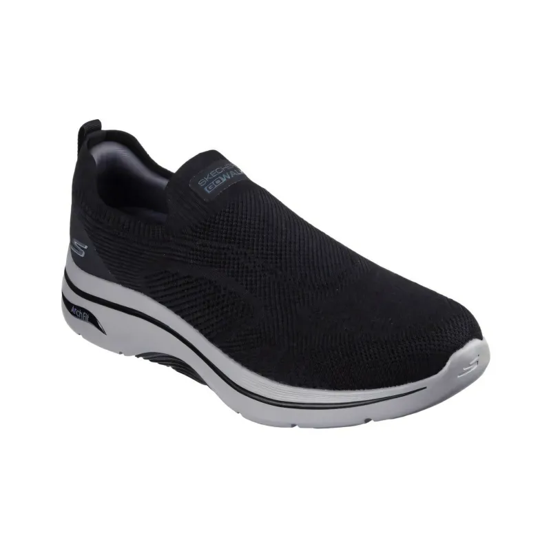 Skechers GO Walk Arch Fit 2.0 Low Top Casual Shoes Men's Black-1