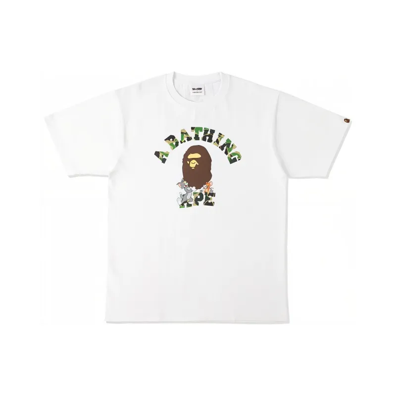 Bape X Tom And Jerry College Tee-3
