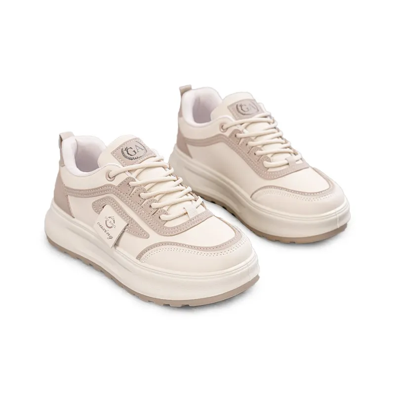 Gai Renpu Anti Slip And Wear Resistant Height Increasing Low Top Skateboard Shoes Women's-5