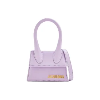 Jacquemus Le Chiquito Leather Shoulder Bag, Crossbody Bag, Handbag Women's Purple