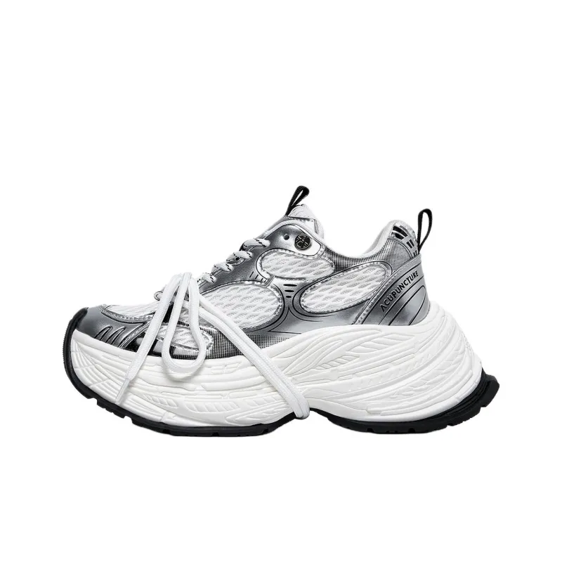 Acupuncture A Collection Breathable Low Top Chunky Sneakers Women's-0