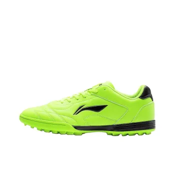 LiNing TF Turf Artificial Ground Abrasion Resistant Slip Resistant Soccer Shoes Men's Fluorescent Bright Green