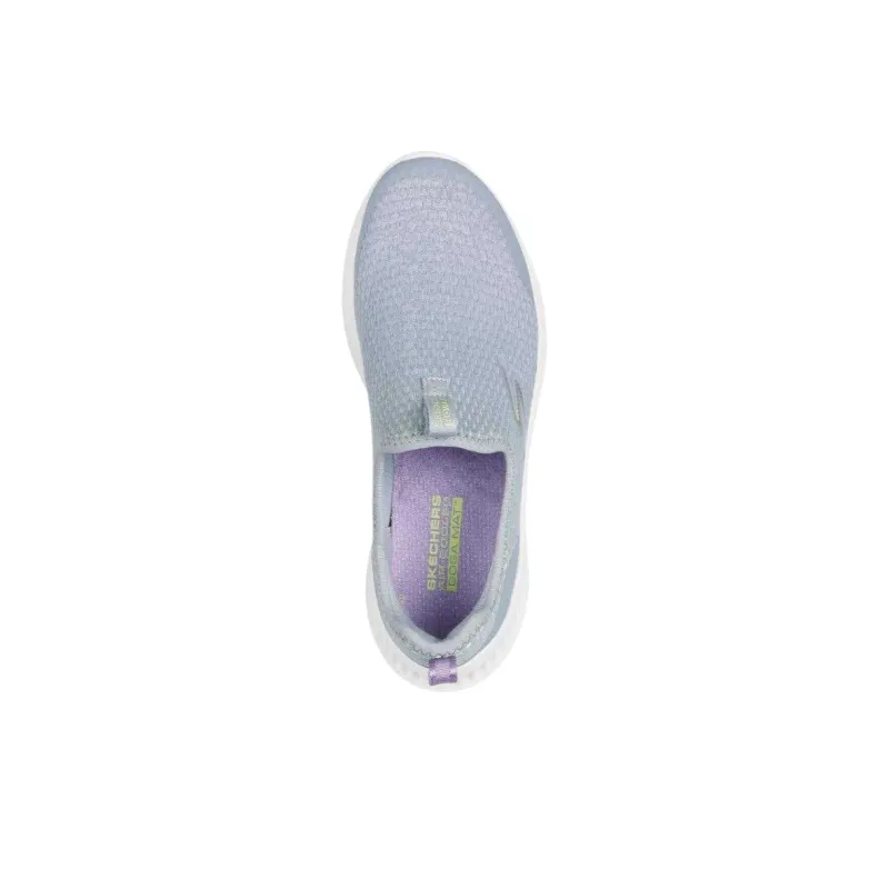 Skechers GOWALK Shock Absorbers Low Top Casual Shoes Women's Gray-4