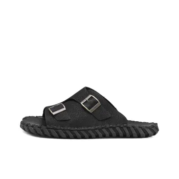 AMICNIEGD Slip Resistant Odor Resistant Abrasion Resistant Slide Slippers Men's