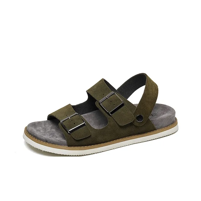 Lee Cooper Beach Sandals Men Yellow Brown/Jasper-5