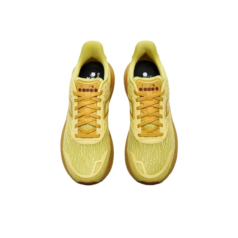 Diadora Equipe Nucleo 2 Anti Slip Wear Resistant Low Top Casual Running Shoes Men's Yellow-2