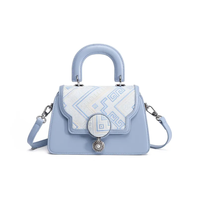 MISS GAIL Synthetic Leather Shoulder Bag, Crossbody Bag, Handbag Women's Red/Blue/Brown-8