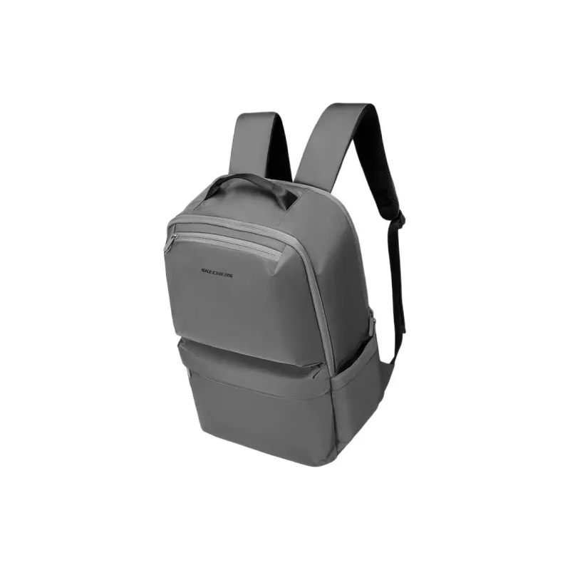 Skechers Fabric Backpack Large Size Unisex Smoky Pearl Gray-2