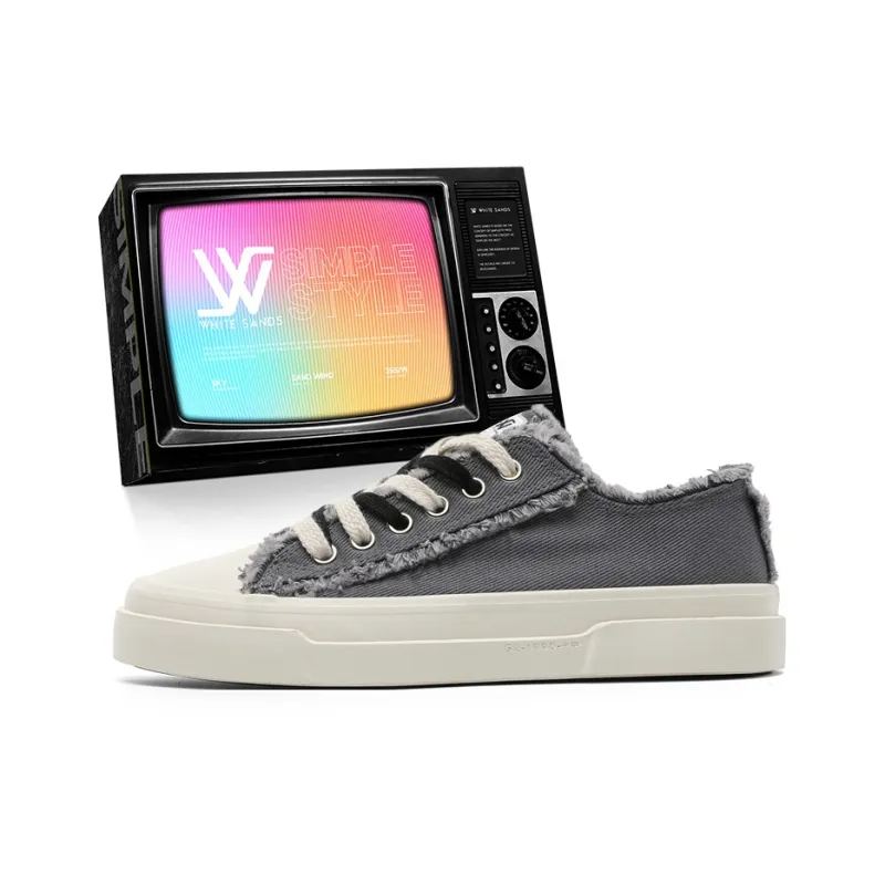 White Sands Breathable, Slip Resistant, Abrasion Resistant, Lightweight Low Top Skateboard Shoes Men's-4