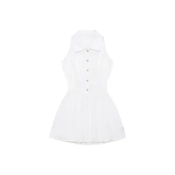 SKYA Sleeveless Dresses Women's White
