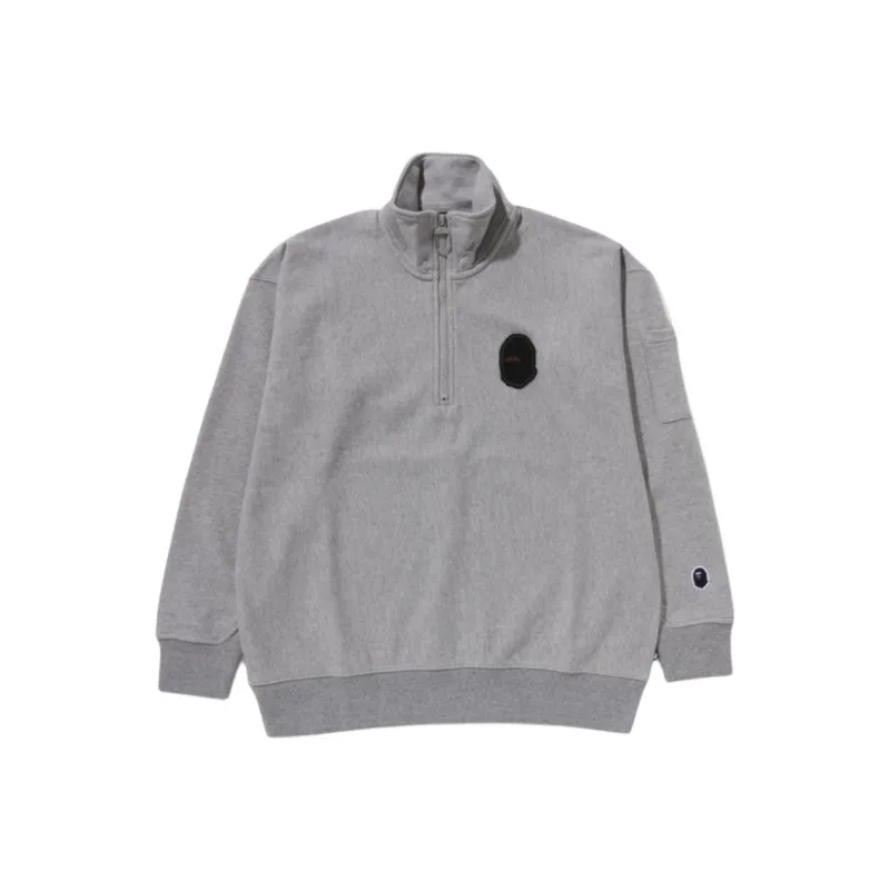 Bape Half Zip Pull Over I Sweatshirt-2