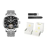 Steel Band Jet Black[Luxury Box Included]