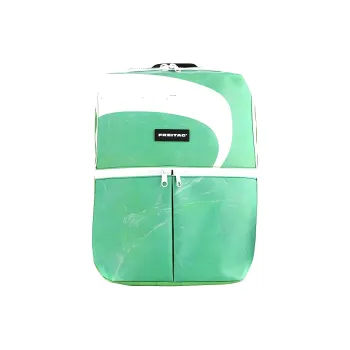 FREITAG Polyester Backpack Regular Women's Green & White