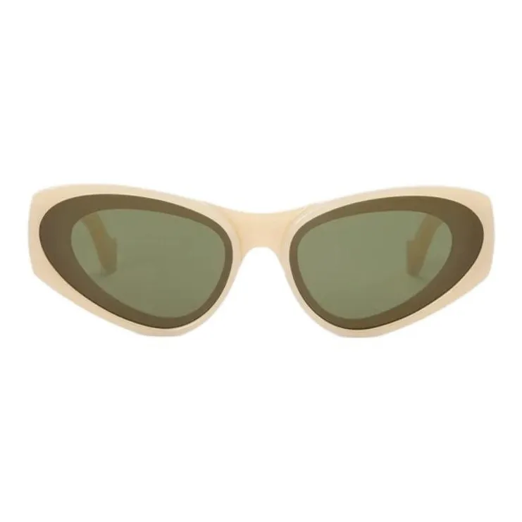 LOEWE Injection Molded Nylon+Metal Cat Eye Sunglasses Women's Beige-1