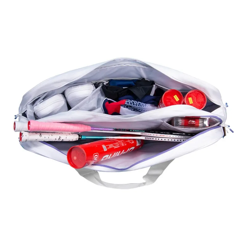 LiNing Polyester Handbag Regular Unisex White Purple-5