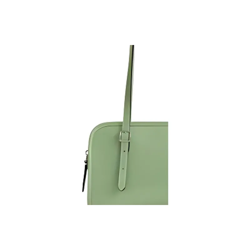 COACH Swing Zip Glove Tanning Shoulder Bag, Handbag, Shoulder Bag Medium Size Women's Light Pistachio Green-4