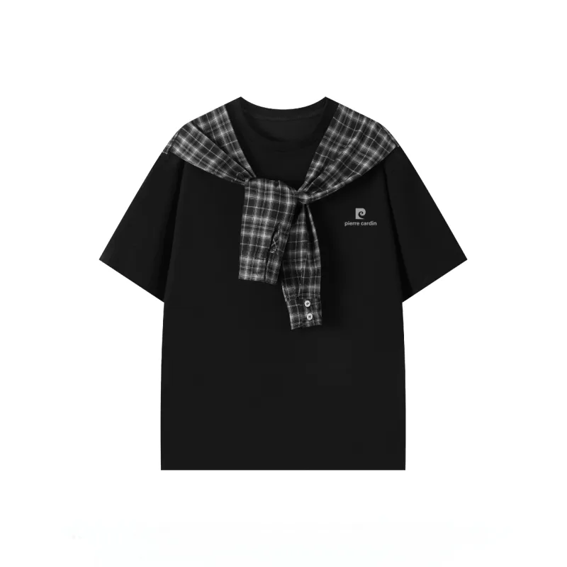 PIERRE CARDIN T Shirts Men Black-0