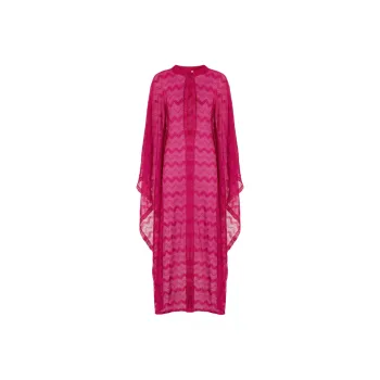 MISSONI Long Sleeved Dress Women's Purple
