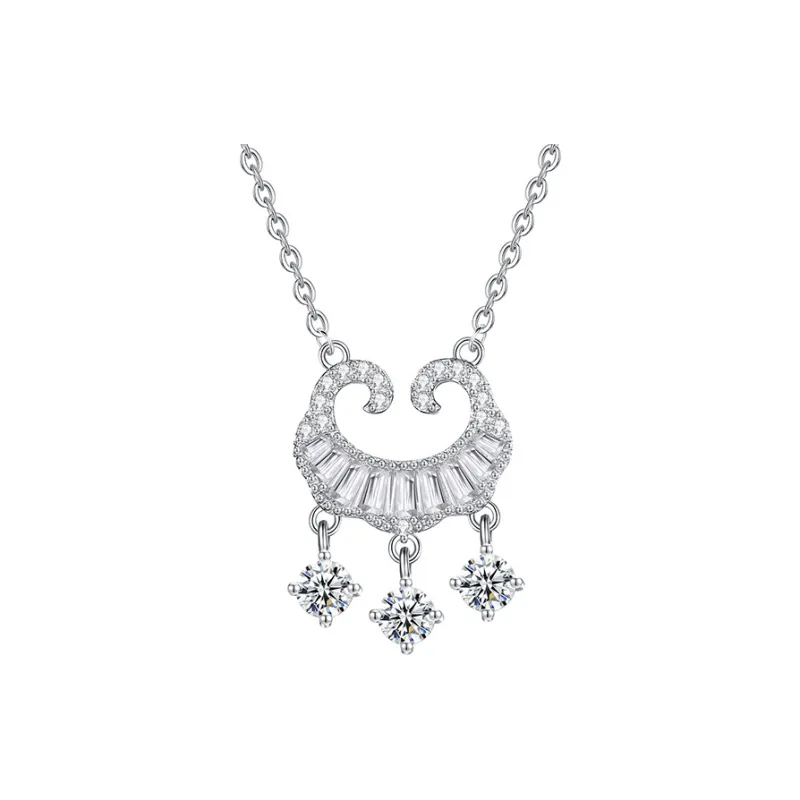 Ascending S925 Silver Necklaces Women's-0