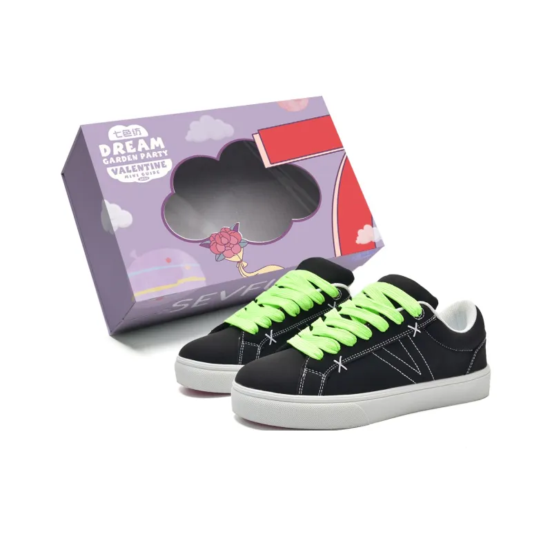 7 SEVFUN Abrasion Resistant, Lightweight, And Breathable Low Top Skateboard Shoes Unisex-7