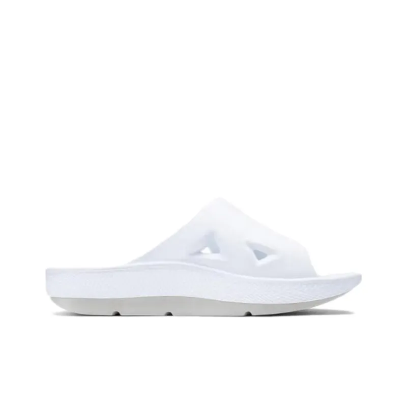 Skechers GO RECOVER Quiet Abrasion Resistant Slide Slippers Men's White-1