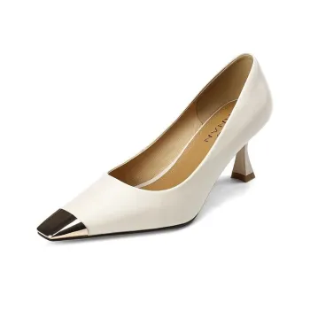 Zomila Slim Heel High Heels Women's Ecru