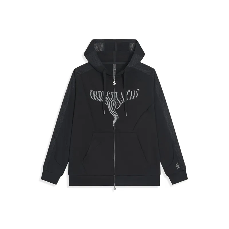 XTEP Fan Chengcheng Personally Designed Collection Knitwear Unisex Jet Black-0