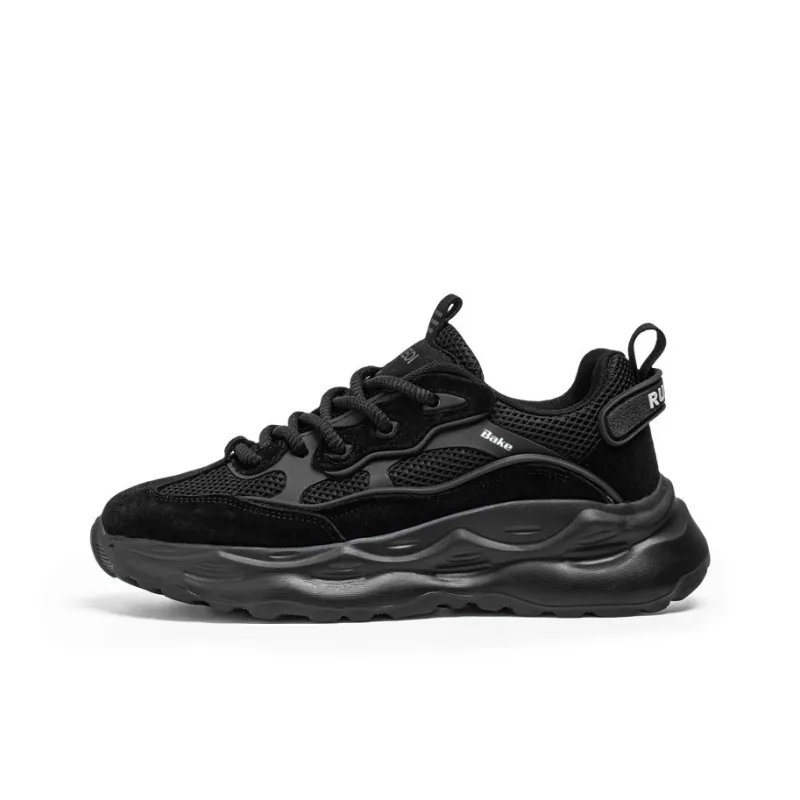 BAKE Slip Resistant, Abrasion Resistant, Breathable Low Top Chunky Sneakers Men's-2