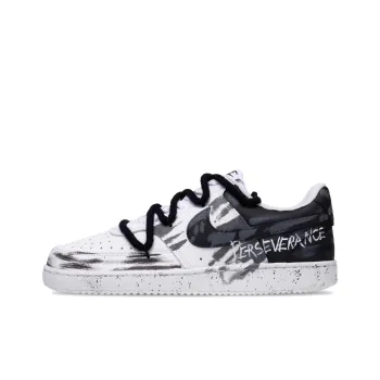 Nike Court Vision 1 Black Dream Slip Resistant Shock Absorbers Low Top Skateboard Shoes Men's Black