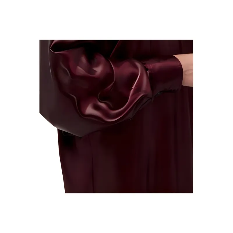 Ferragamo Satin High neck Dress-5