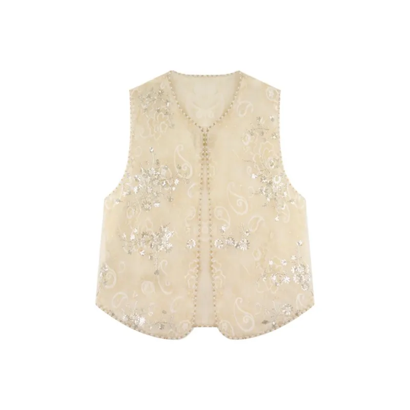 DianThia Vests Women's Apricot-0