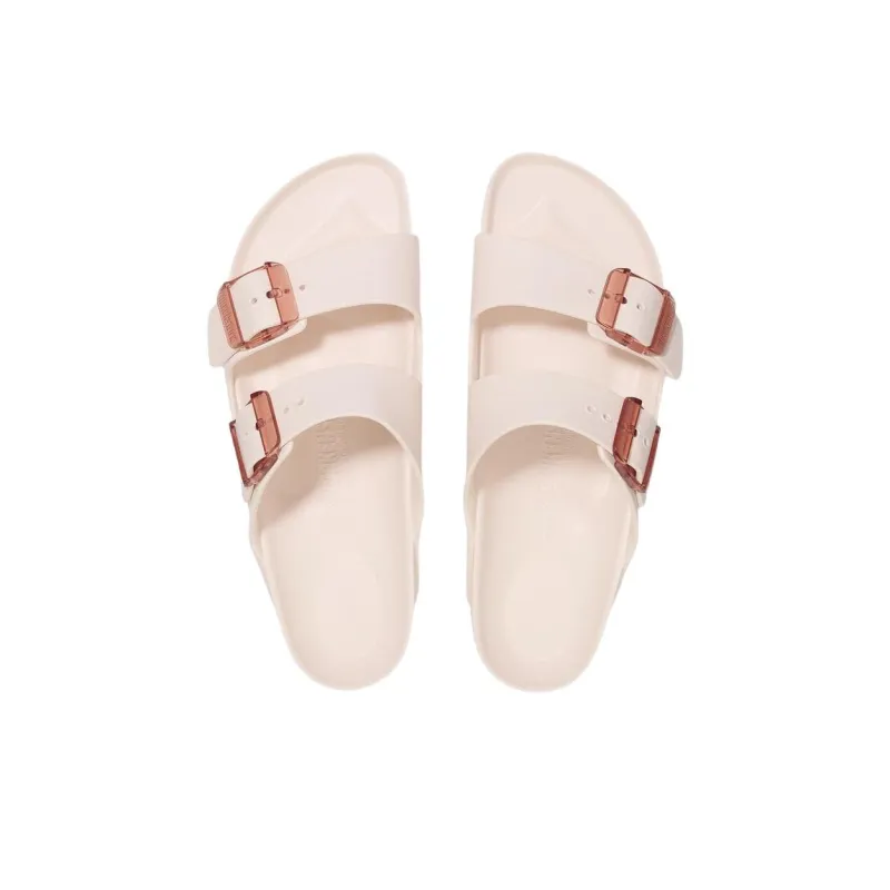 Birkenstock Arizona EVA Abrasion Resistant Slide Slippers Unisex Light Pink Regular Loose Fit-3